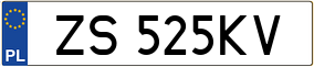 Truck License Plate